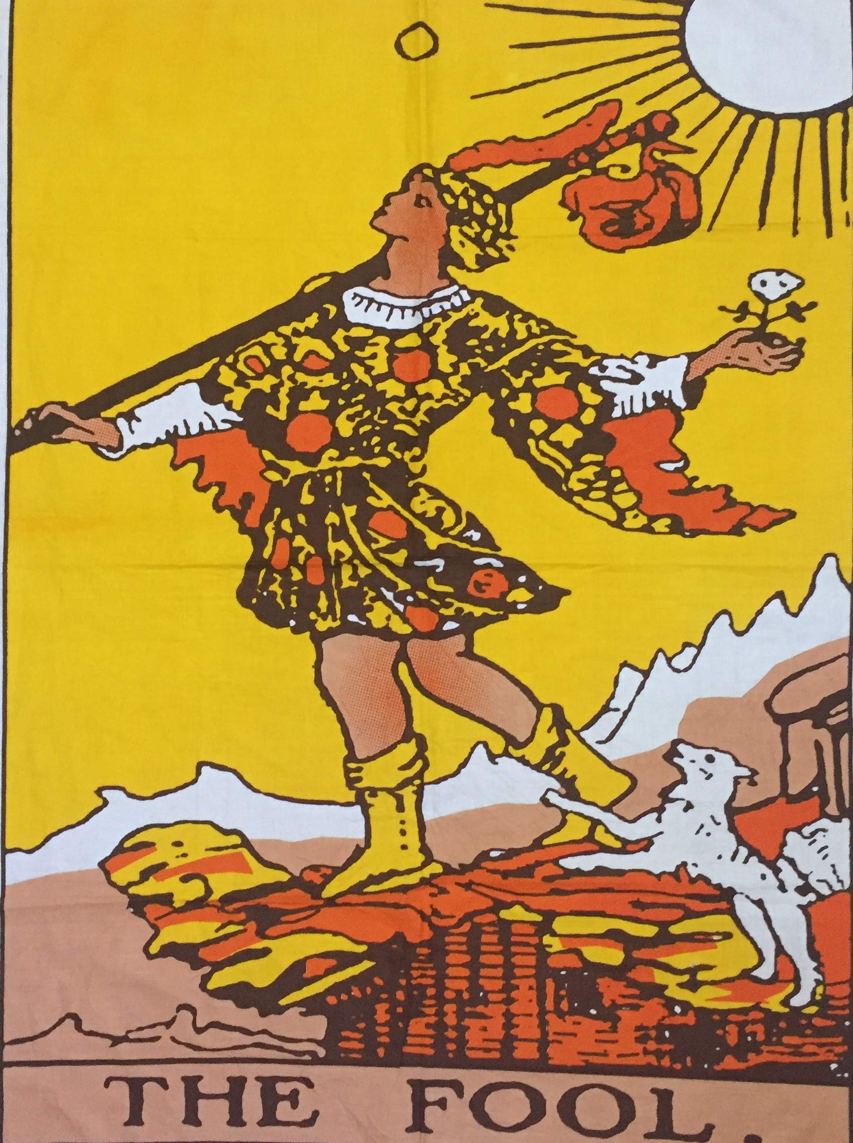 Amazon.com: Indian Consigners Tarot Cards Tapestry The Fool